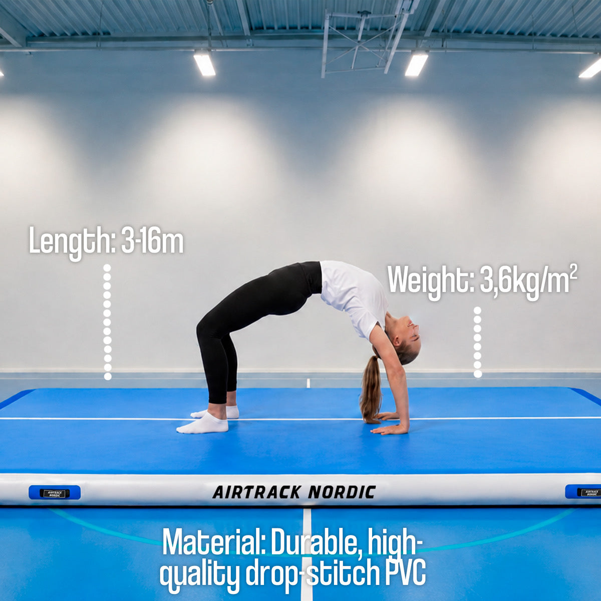 
              AirTrack Nordic Deluxe Wide, 3-16m